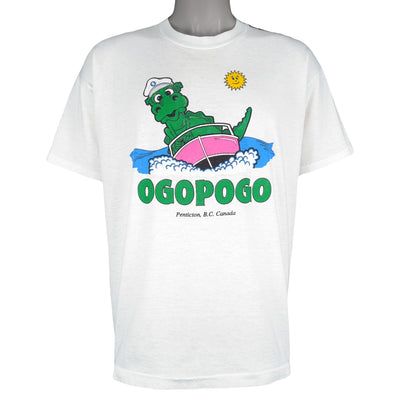 Vintage (Best) - Ogopogo Canada Single Stitch T-Shirt 1980s Large