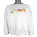 Vintage (ESPRIT) - Spell-Out Crew Neck Sweatshirt 1990s Large Vintage Retro