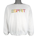 Vintage (ESPRIT) - Spell-Out Crew Neck Sweatshirt 1990s Large Vintage Retro
