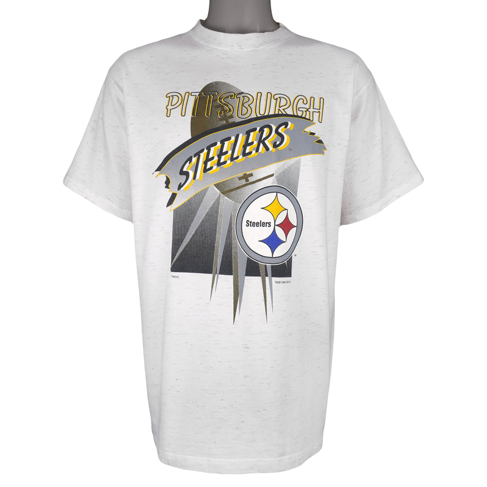 NFL (Spectator Sportswear) - Pittsburgh Steelers T-Shirt 1995 X-Large Vintage Retro Football