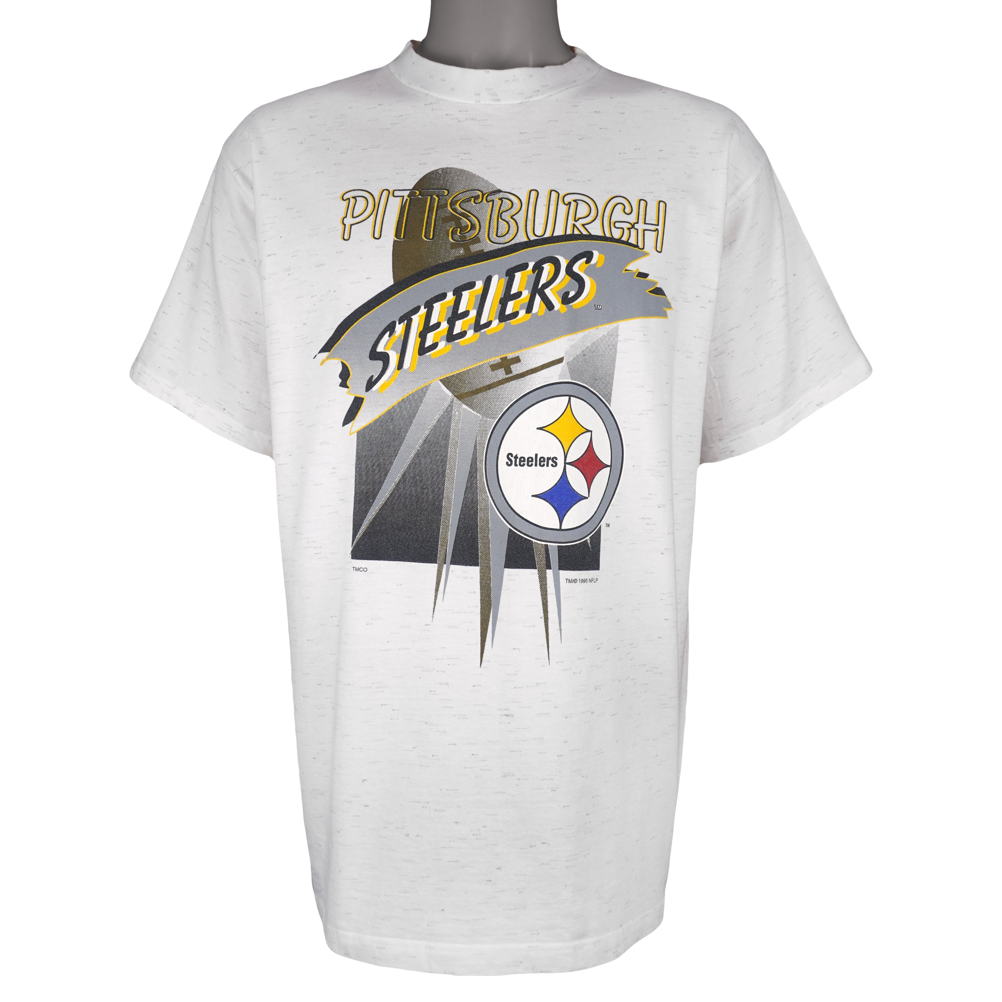 NFL (Spectator Sportswear) - Pittsburgh Steelers T-Shirt 1995 X-Large Vintage Retro Football
