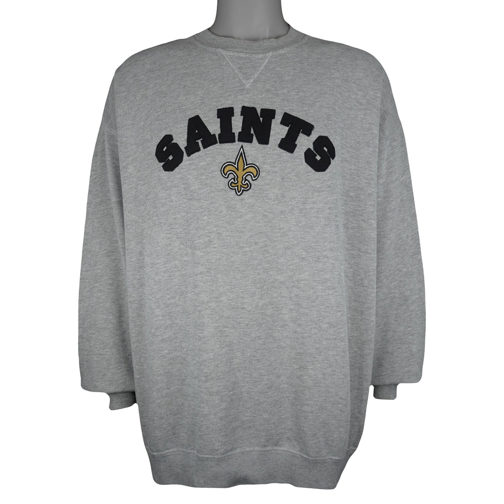 NFL - New Orleans Saints Embroidered Crew Neck Sweatshirt 1990s XX-Large Vintage Retro Football
