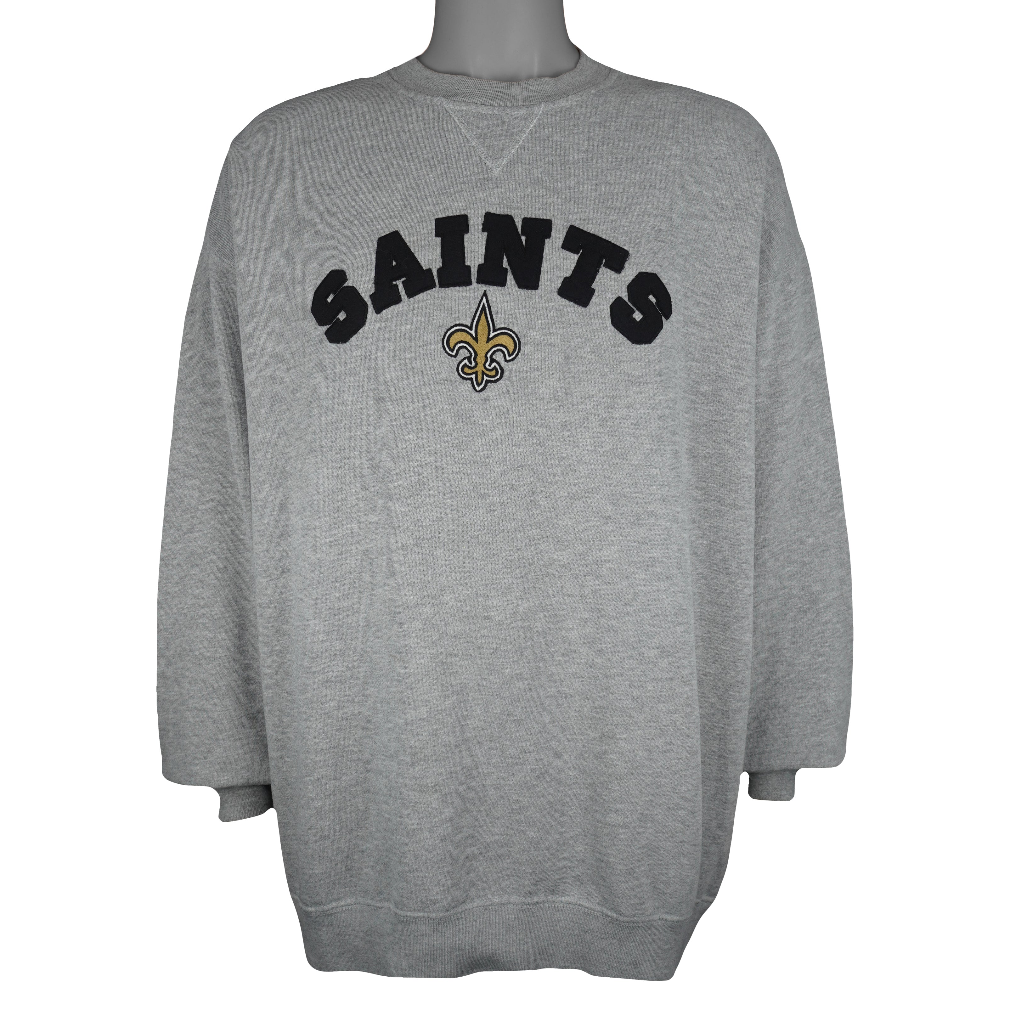 NFL - New Orleans Saints Embroidered Crew Neck Sweatshirt 1990s XX-Large Vintage Retro Football
