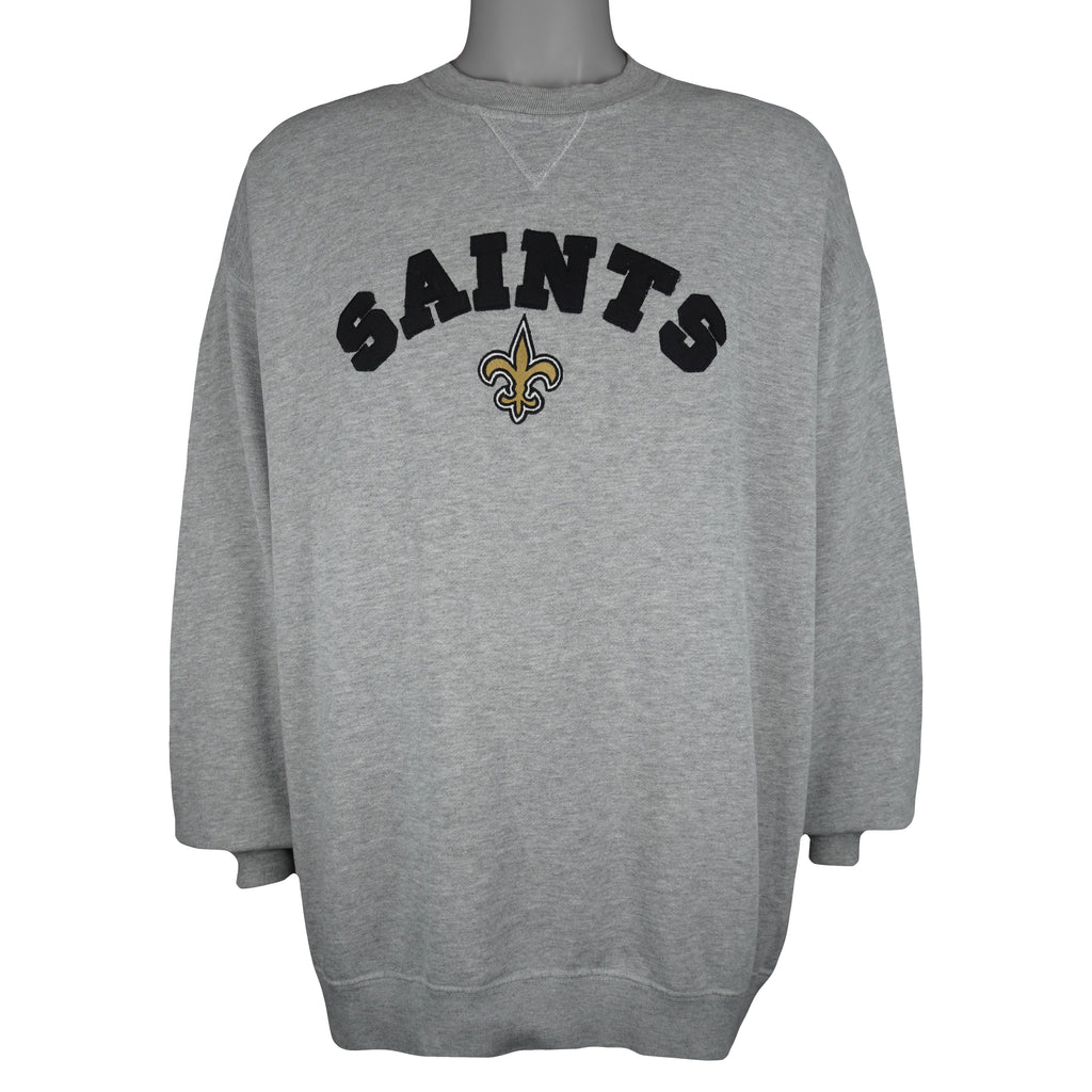 NFL - New Orleans Saints Embroidered Crew Neck Sweatshirt 1990s XX-Large Vintage Retro Football