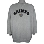 NFL - New Orleans Saints Embroidered Crew Neck Sweatshirt 1990s XX-Large