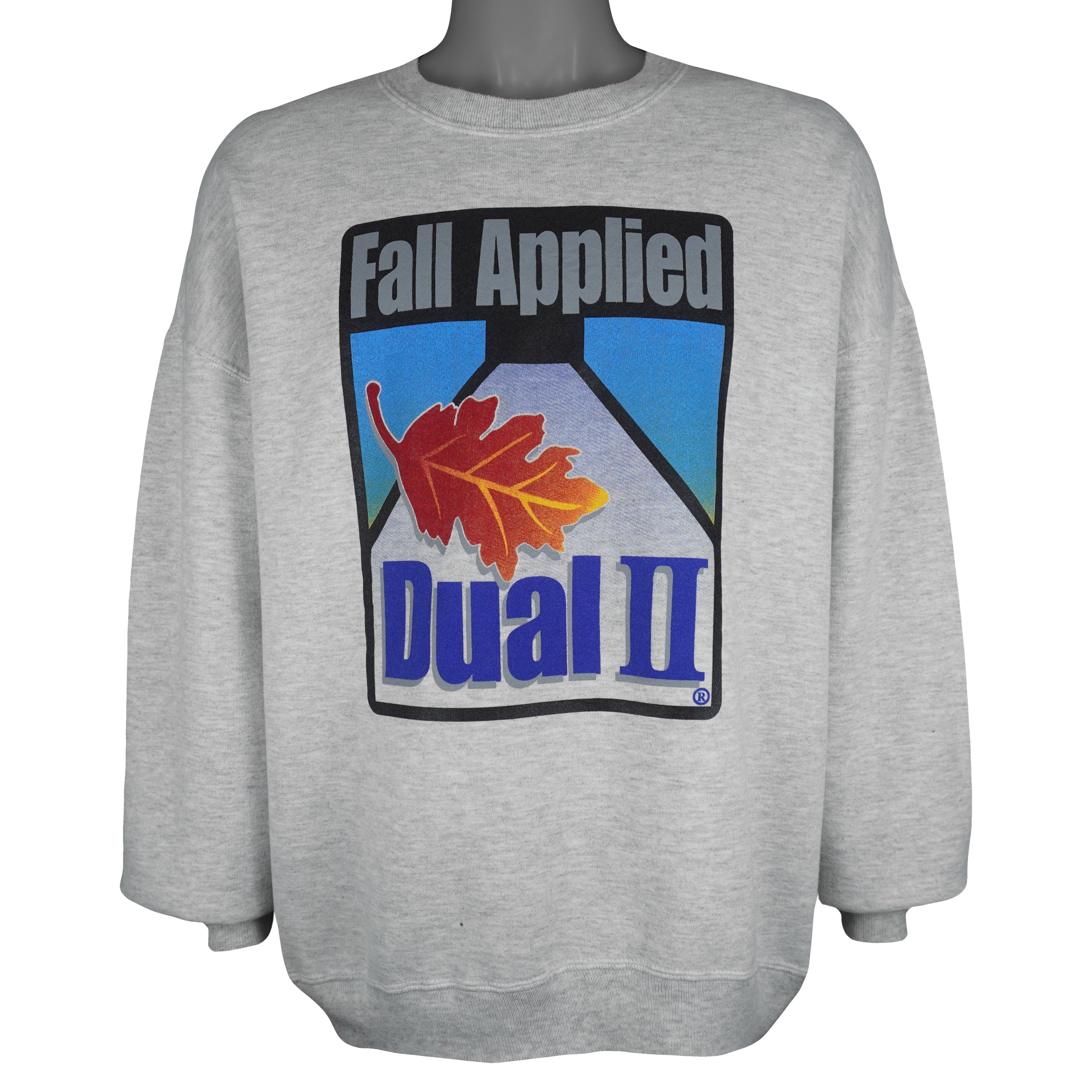 Vintage (Jerzees) - Fall Applied Dual II Crew Neck Sweatshirt 1990s 2X-Large Vintage Retro