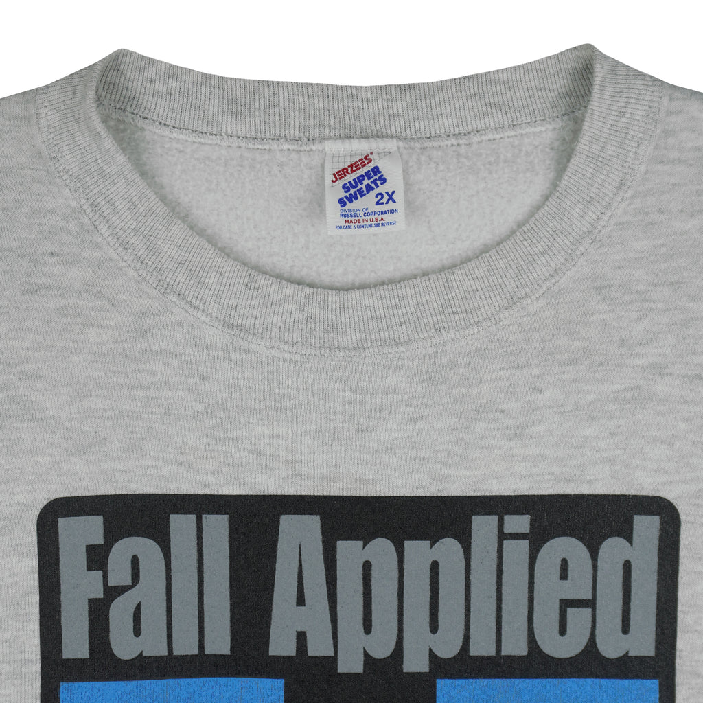 Vintage (Jerzees) - Fall Applied Dual II Crew Neck Sweatshirt 1990s 2X-Large Vintage Retro