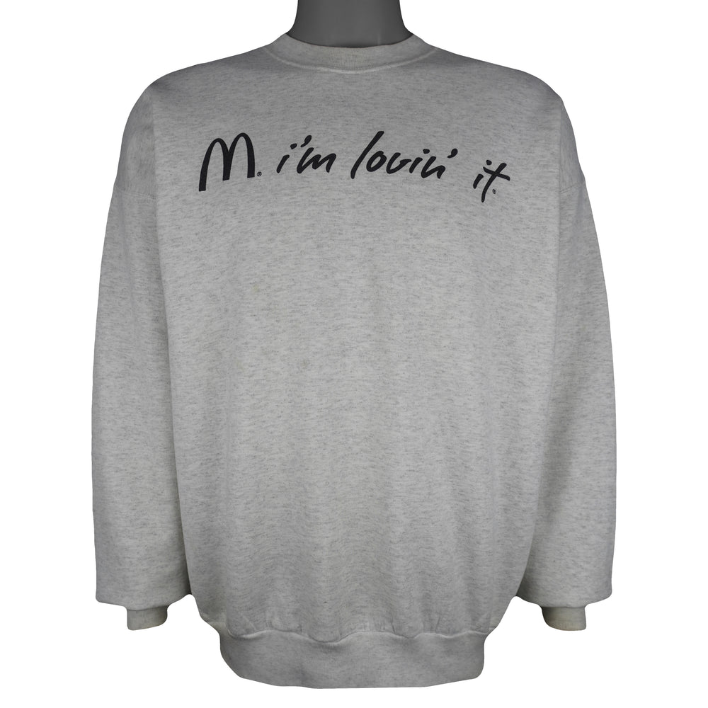 Vintage (Hanes) - McDonald's I'm Lovin It Crew Neck Sweatshirt 1990s X-Large Vintage Retro