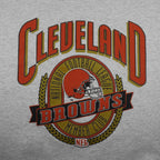 NFL (Nutmeg) - Grey Cleveland Browns Crew Neck Sweatshirt 1990s X-Large Vintage Retro Football