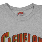 NFL (Nutmeg) - Grey Cleveland Browns Crew Neck Sweatshirt 1990s X-Large Vintage Retro Football