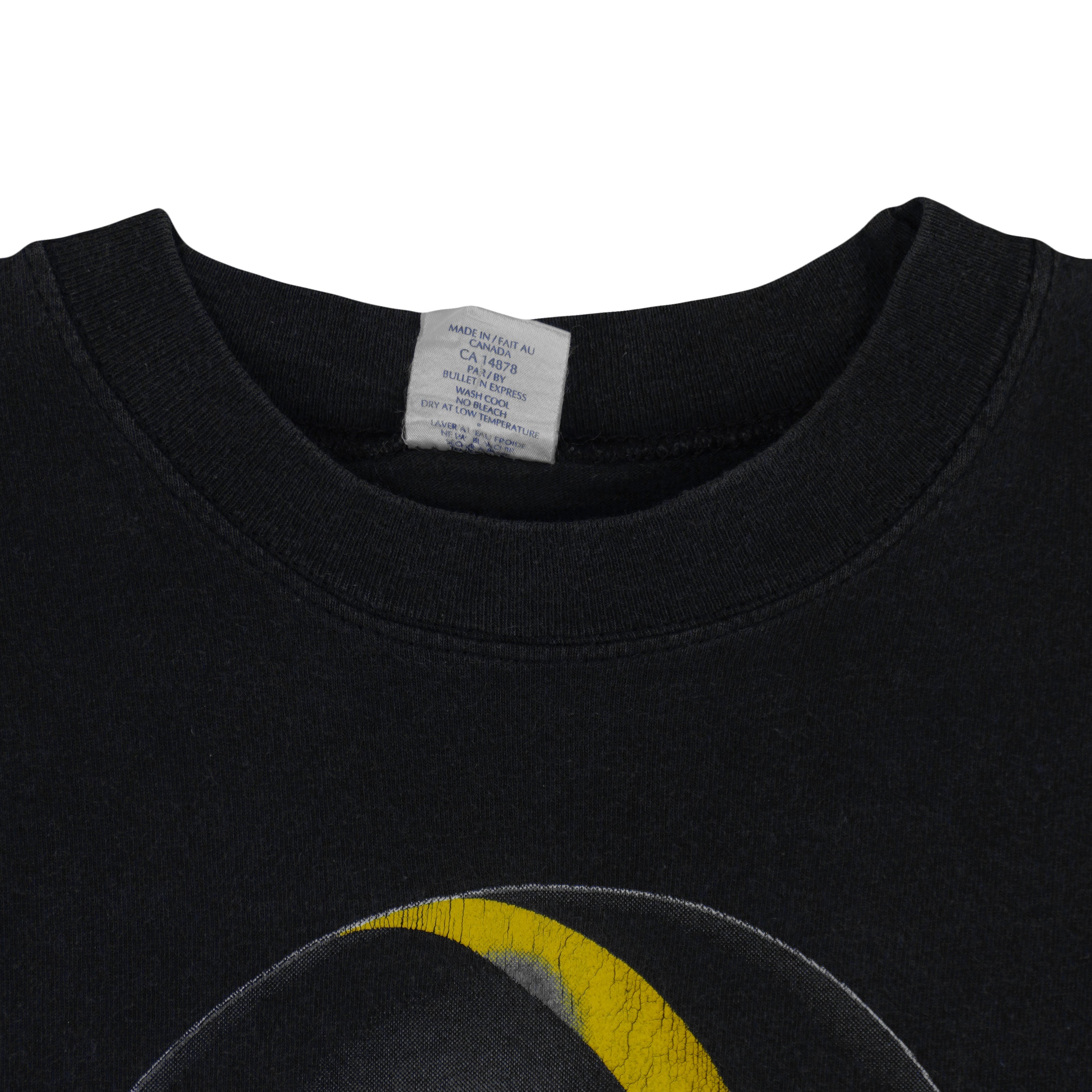 NFL (Bulletin Athletic) - Pittsburgh Steelers Helmet Single Stitch T-Shirt 1990s Medium Vintage Retro Football