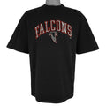 NFL (Logo Athletic) - Atlanta Falcons Embroidered T-Shirt 1990s X-Large Vintage Retro Football