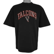 NFL (Logo Athletic) - Atlanta Falcons Embroidered T-Shirt 1990s X-Large Vintage Retro Football