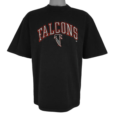 NFL (Logo Athletic) - Atlanta Falcons Embroidered T-Shirt 1990s X-Large