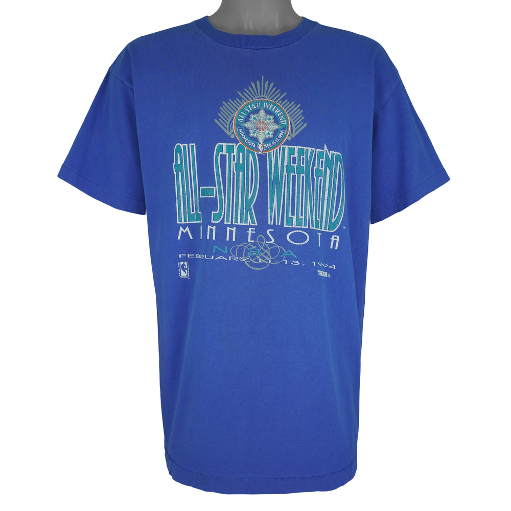 NBA (Trench) - Minnesota All-Star Weekend T-Shirt 1994 X-Large Vintage Retro Basketball