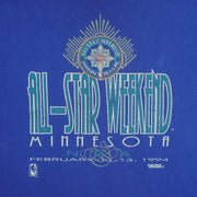 NBA (Trench) - Minnesota All-Star Weekend T-Shirt 1994 X-Large Vintage Retro Basketball