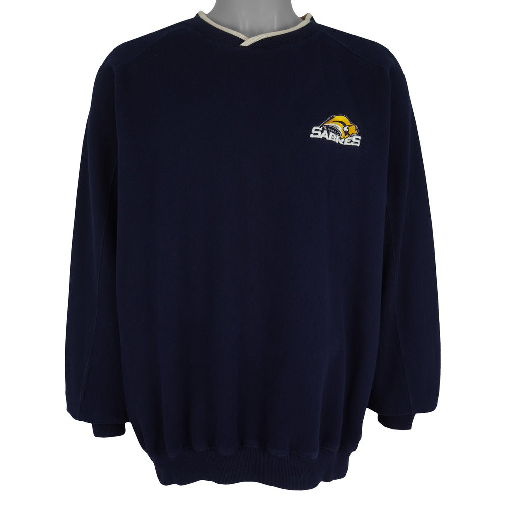 NHL (Antigua) - Buffalo Sabres Crew Neck Sweatshirt 1990s X-Large Vintage Retro Hockey