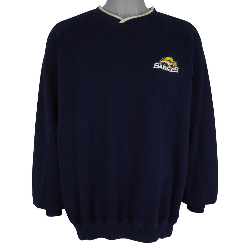 NHL (Antigua) - Buffalo Sabres Crew Neck Sweatshirt 1990s X-Large Vintage Retro Hockey