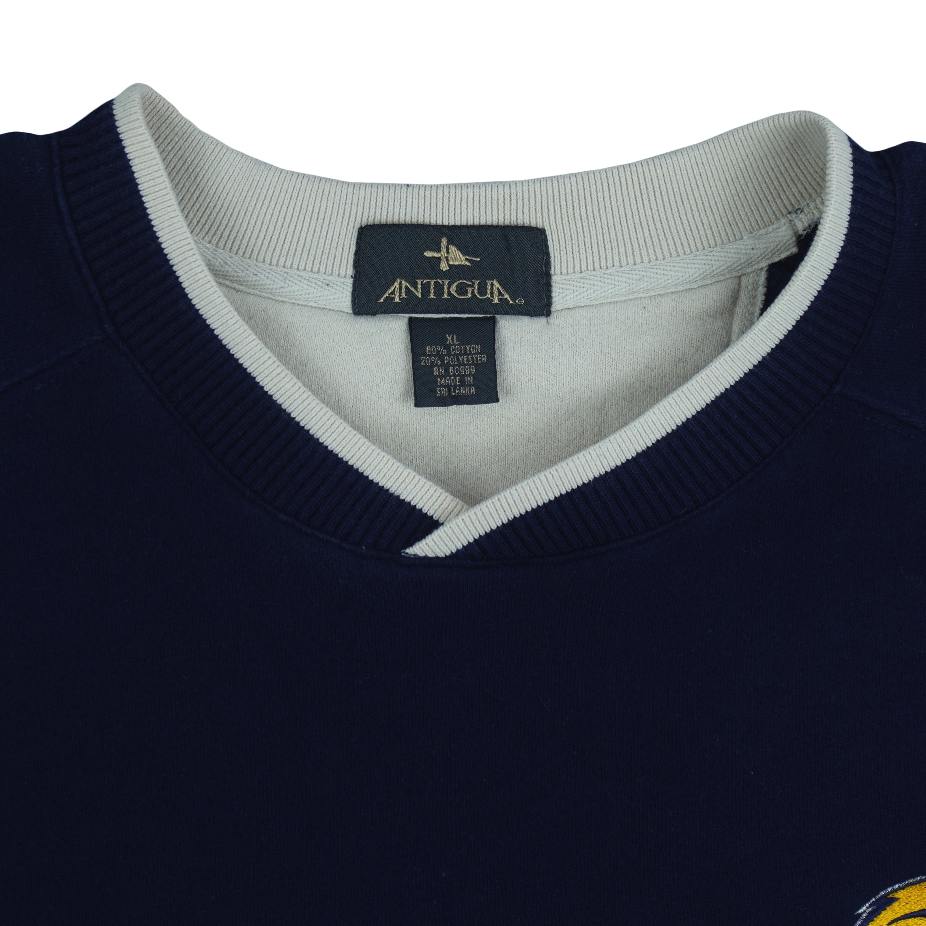 NHL (Antigua) - Buffalo Sabres Crew Neck Sweatshirt 1990s X-Large Vintage Retro Hockey