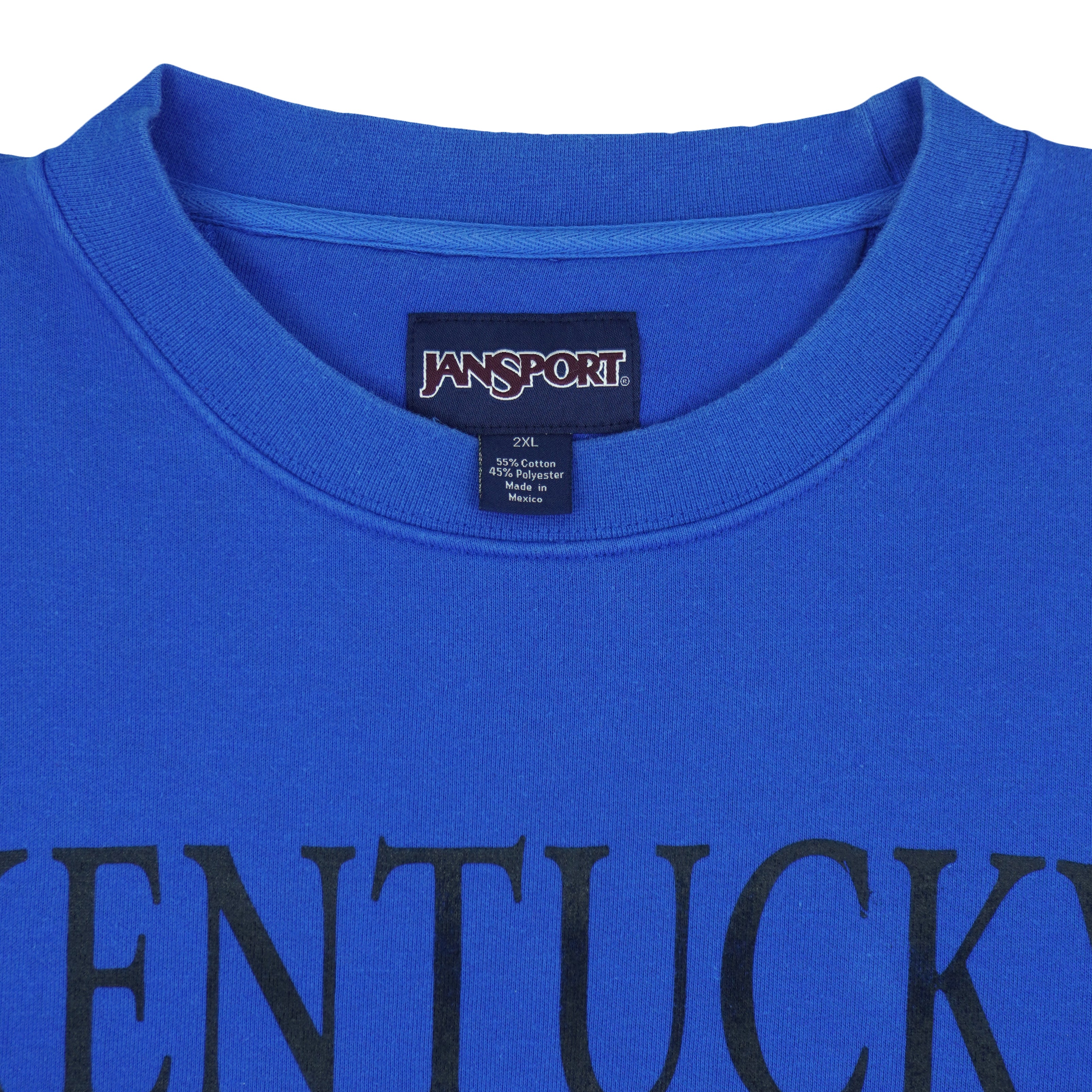 NCAA (Jansport) - Kentucky Wildcats Sweatshirt 1990s XX-Large Vintage Retro