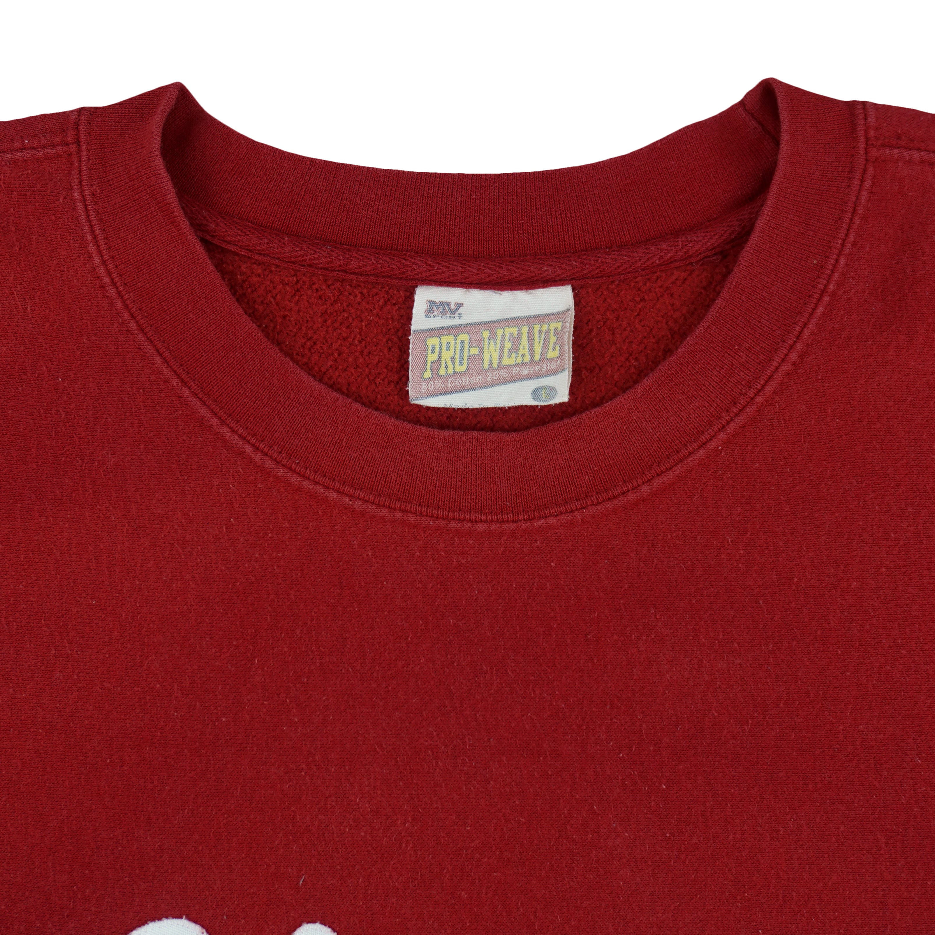 NCAA (Pro Weave) - Arkansas Razorbacks Baseball Sweatshirt 1990s Large Vintage Retro