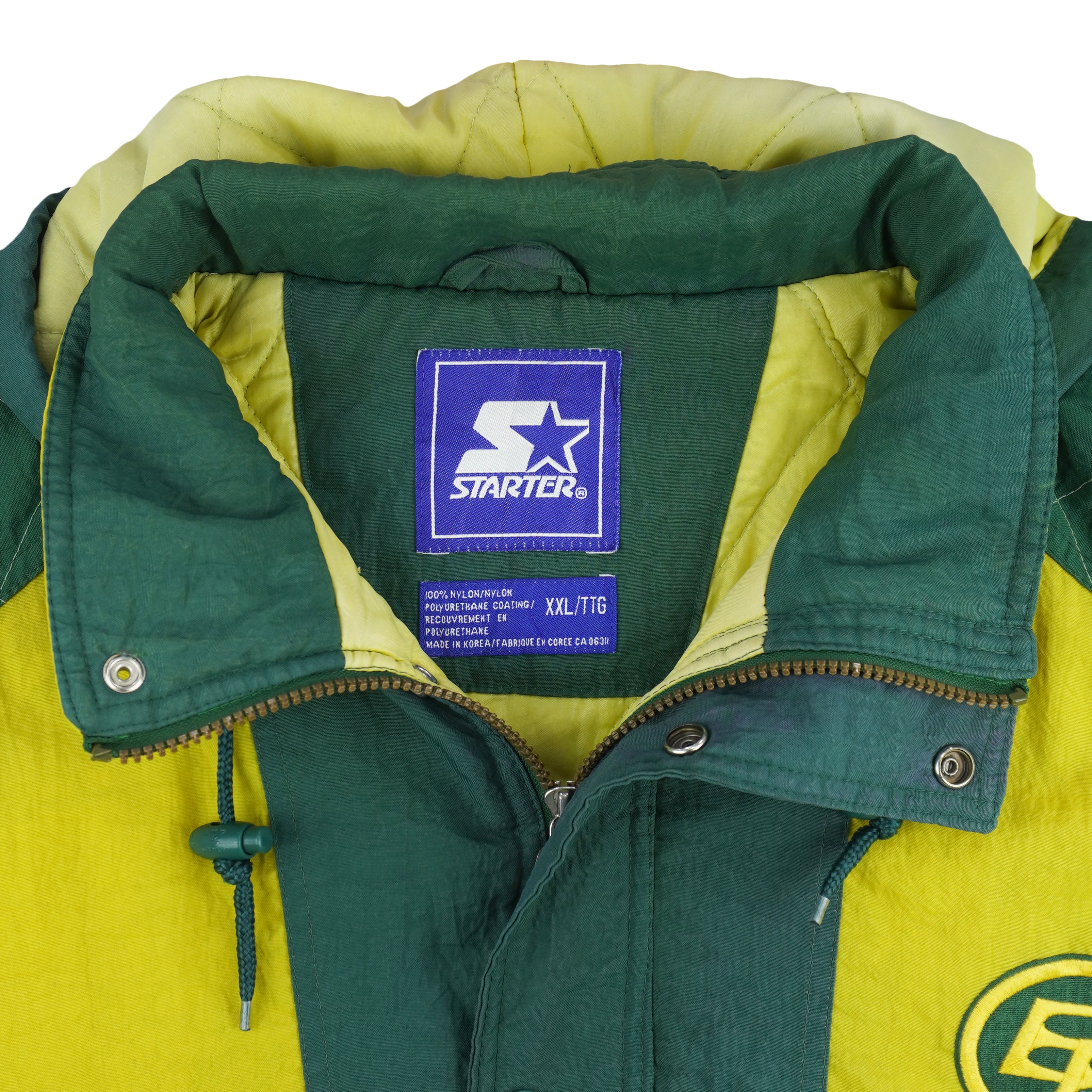 Starter (CFL) - Edmonton Eskimos Football Puffer Jacket 1990s XX-Large Vintage Retro