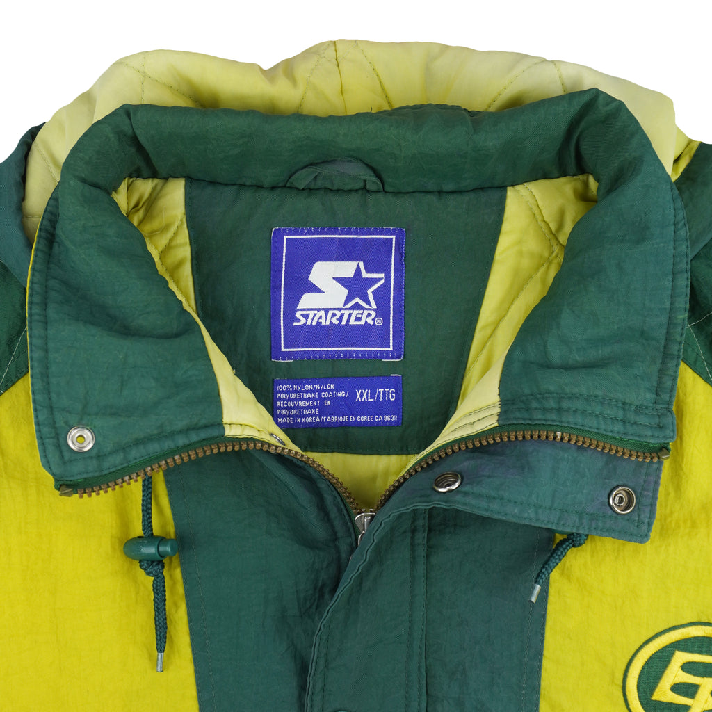 Starter (CFL) - Edmonton Eskimos Football Puffer Jacket 1990s XX-Large Vintage Retro