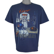 NFL (Nutmeg) - Chicago Bears Locker Room T-Shirt 1990s Large Vintage Retro Football