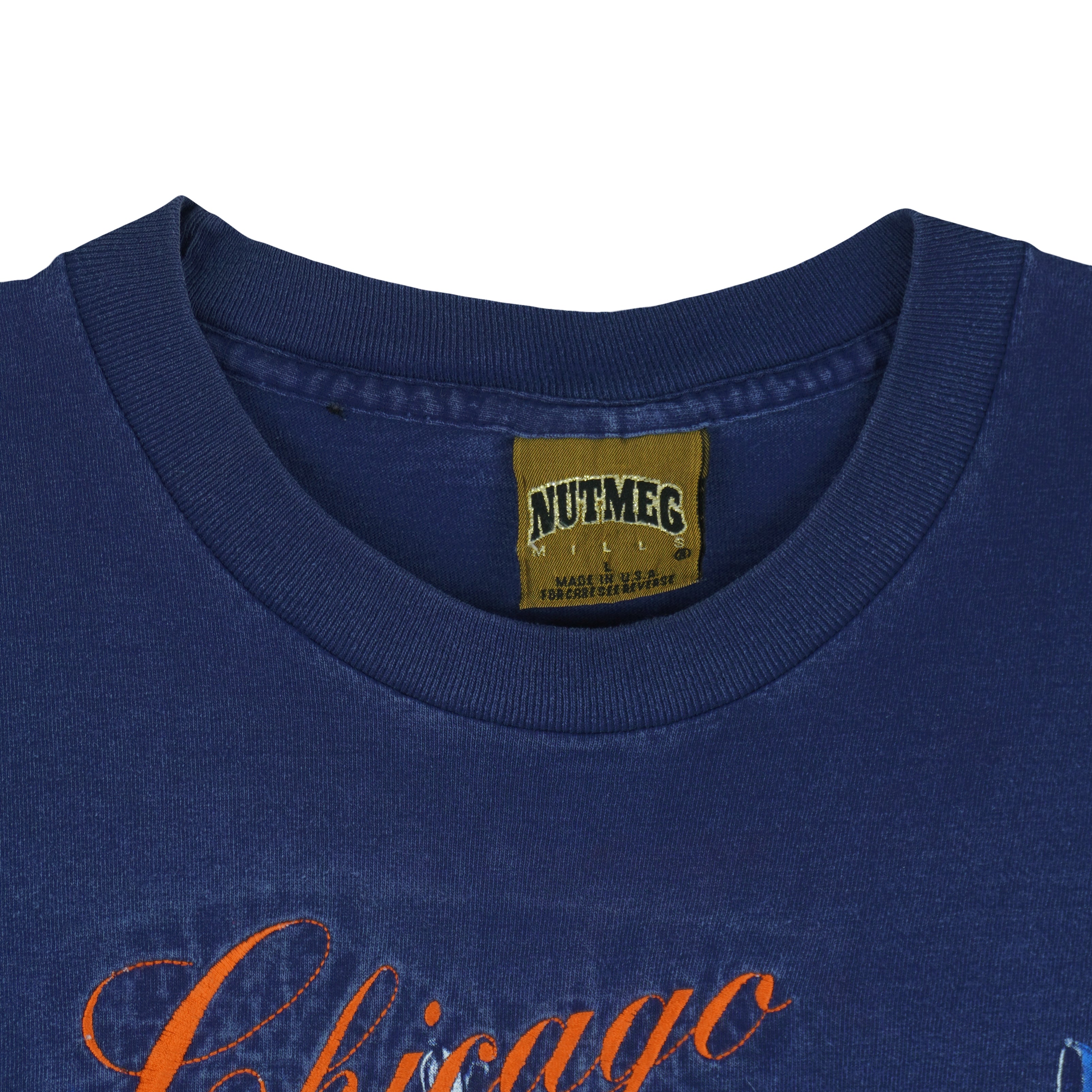 NFL (Nutmeg) - Chicago Bears Locker Room T-Shirt 1990s Large Vintage Retro Football