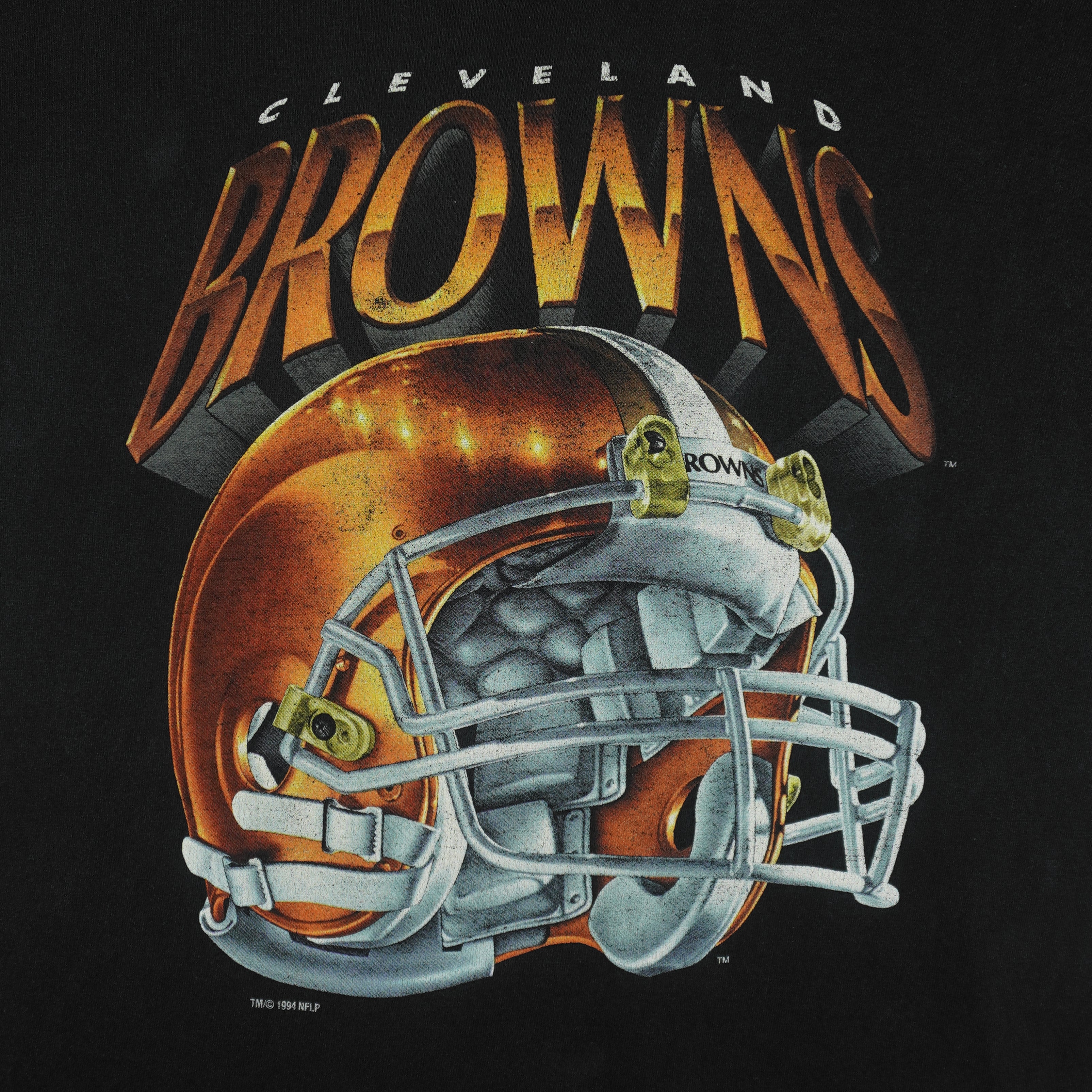 NFL (Salem) - Cleveland Browns Helmet T-Shirt 1991 X-Large Vintage Retro Football
