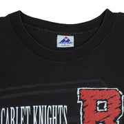 NCAA (Apex One) - Rutgers Scarlet Knights Single Stitch T-Shirt 1990s Large Vintage Retro