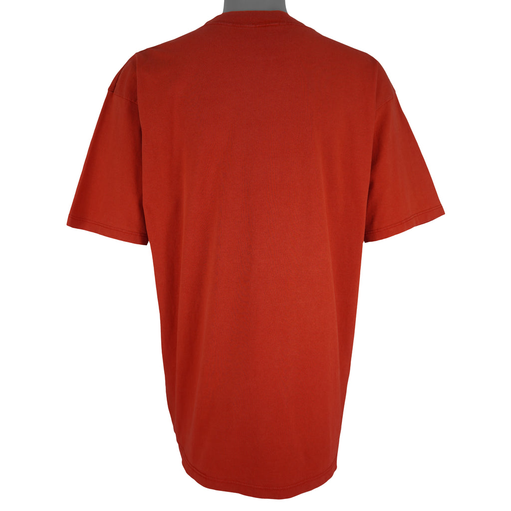 NHL (Waves) - Montreal Canadiens Hockey Helmet T-Shirt 1990s X-Large Vintage Retro Hockey