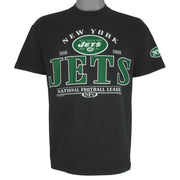 Vintage NFL (Lee) - New York Jets Big Spell-Out T-Shirt 1999 Medium in black