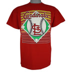 MLB (Logo 7) - St. Louis Cardinals Baseball T-Shirt 1989 Large Vintage Retro Baseball