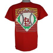 MLB (Logo 7) - St. Louis Cardinals Baseball T-Shirt 1989 Large Vintage Retro Baseball