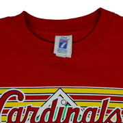 MLB (Logo 7) - St. Louis Cardinals Baseball T-Shirt 1989 Large Vintage Retro Baseball