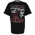 NCAA (TNT) - Wisconsin Badgers Show No Mercy T-Shirt 1990s X-Large Vintage Retro