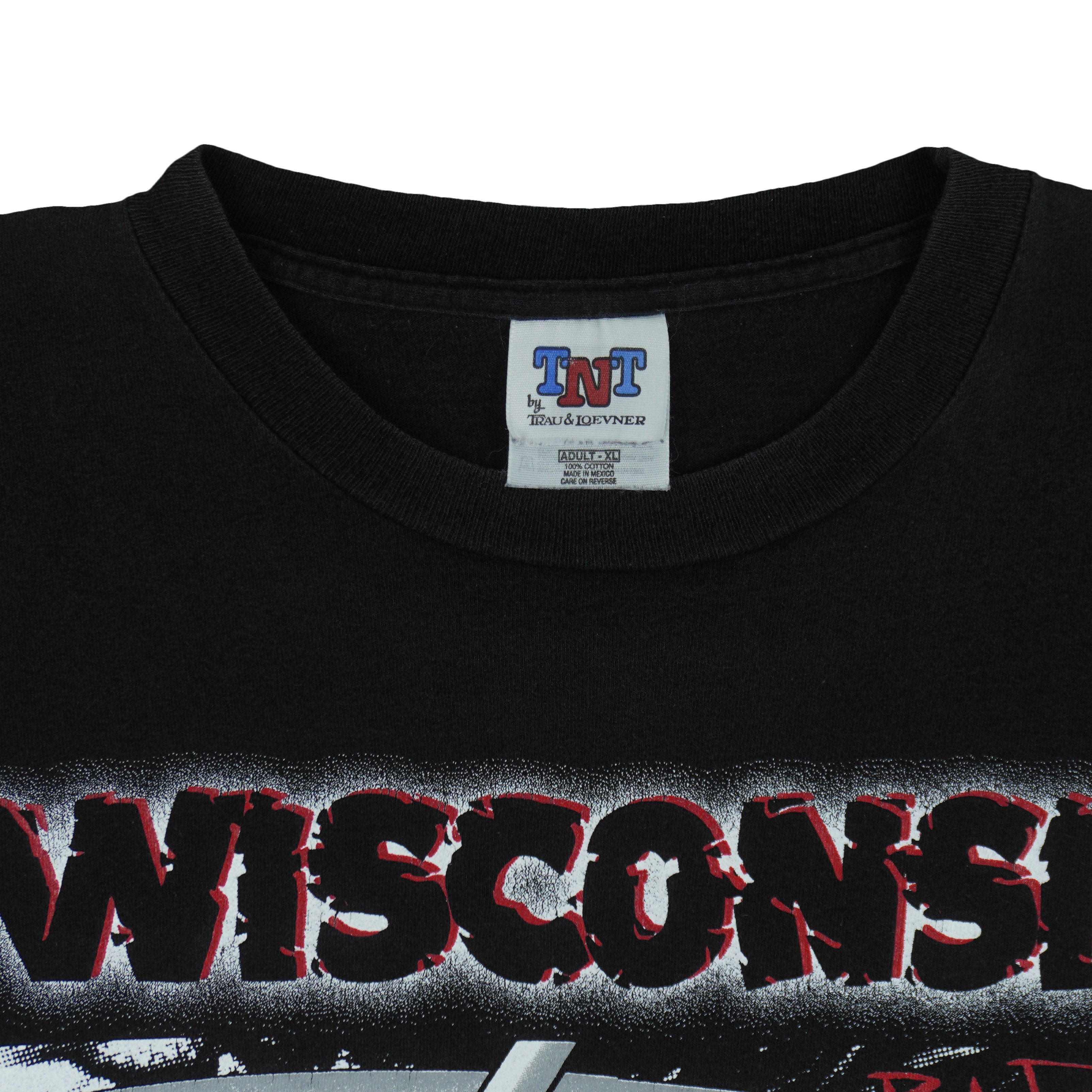 NCAA (TNT) - Wisconsin Badgers Show No Mercy T-Shirt 1990s X-Large Vintage Retro