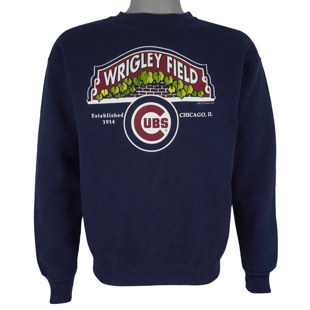 MLB - Chicago Cubs, Wrigley Field Crew Neck Sweatshirt 1998 Medium Vintage Retro Baseball