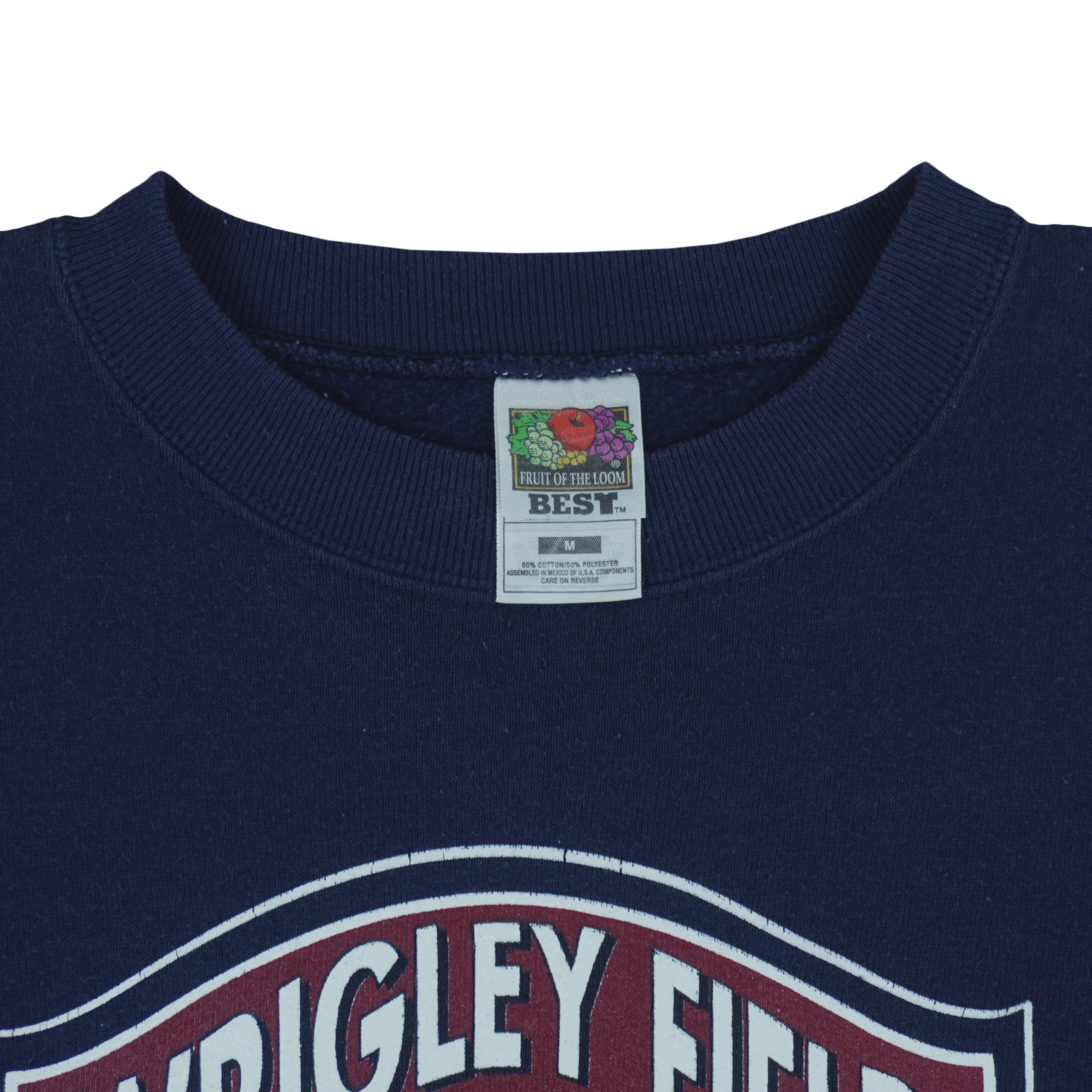 MLB - Chicago Cubs, Wrigley Field Crew Neck Sweatshirt 1998 Medium Vintage Retro Baseball