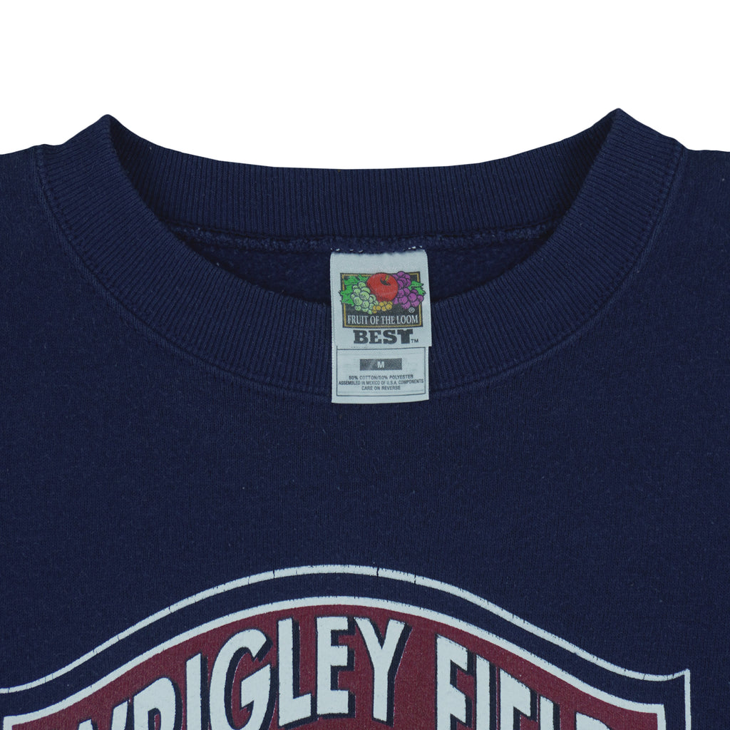 MLB - Chicago Cubs, Wrigley Field Crew Neck Sweatshirt 1998 Medium Vintage Retro Baseball