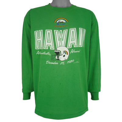 NCAA (Miller) - Jeep Eagle Aloha Bowl Long Sleeve Shirt 1989 Large