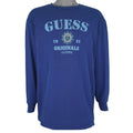 Guess - Originals California Spell-Out Long Sleeve Shirt 1981 Large Vintage Retro