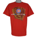 MLB - Chicago Cubs Ain’t No Dad Like a Cubs Fan Dad Spell-Out T-Shirt 2000 Large Vintage Retro Baseball