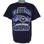 NFL (Delta) - Tennessee Titans Central Division Champs T-Shirt 2000 Large