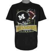 NCAA (Jerzees) - Missouri Tigers Big Logo T-Shirt 2002 Large Vintage Retro