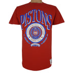 NBA (Nutmeg) - Detroit Pistons Member Club Single Stitch T-Shirt 1990s Large Vintage Retro Basketball