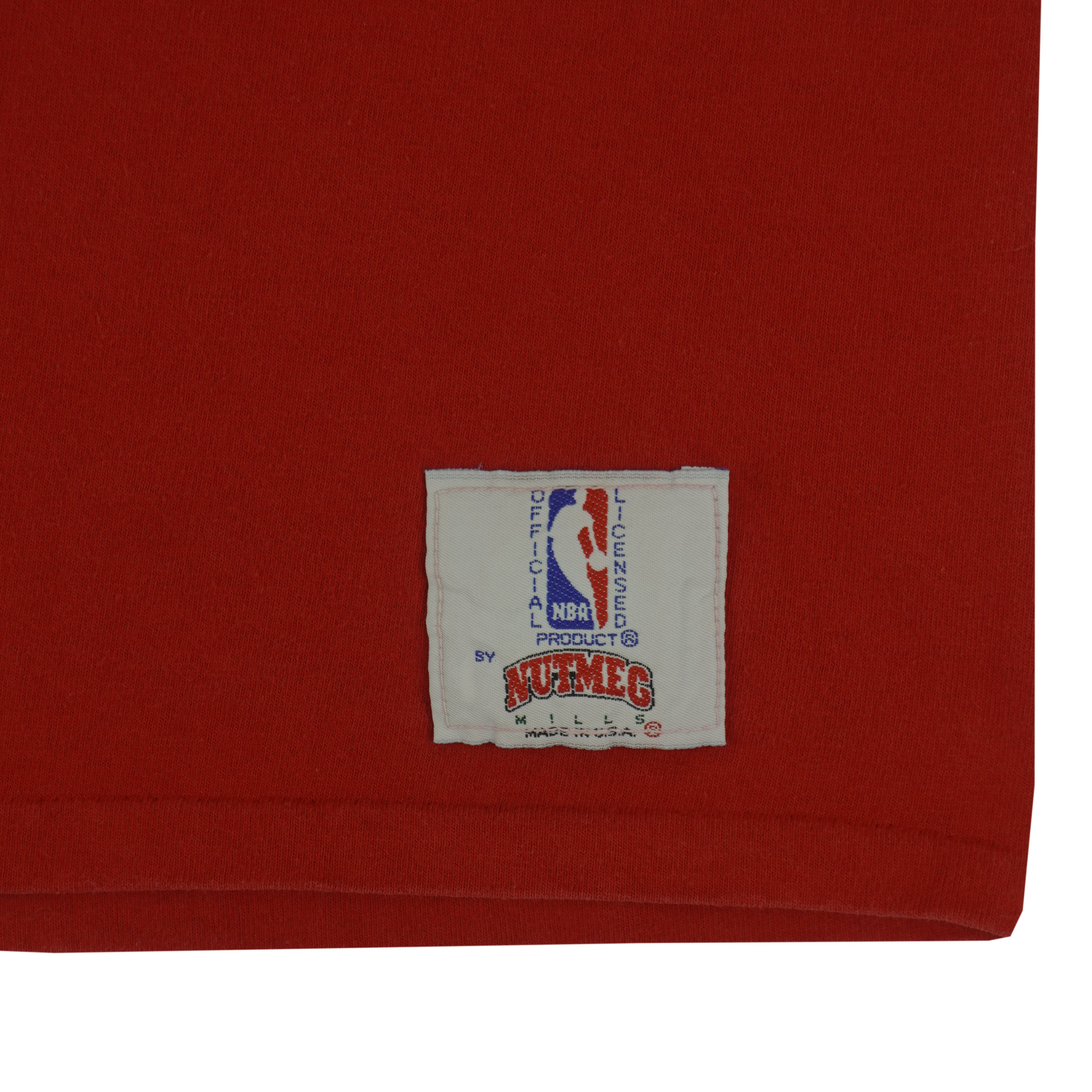NBA (Nutmeg) - Detroit Pistons Member Club Single Stitch T-Shirt 1990s Large Vintage Retro Basketball