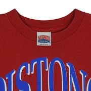 NBA (Nutmeg) - Detroit Pistons Member Club Single Stitch T-Shirt 1990s Large Vintage Retro Basketball