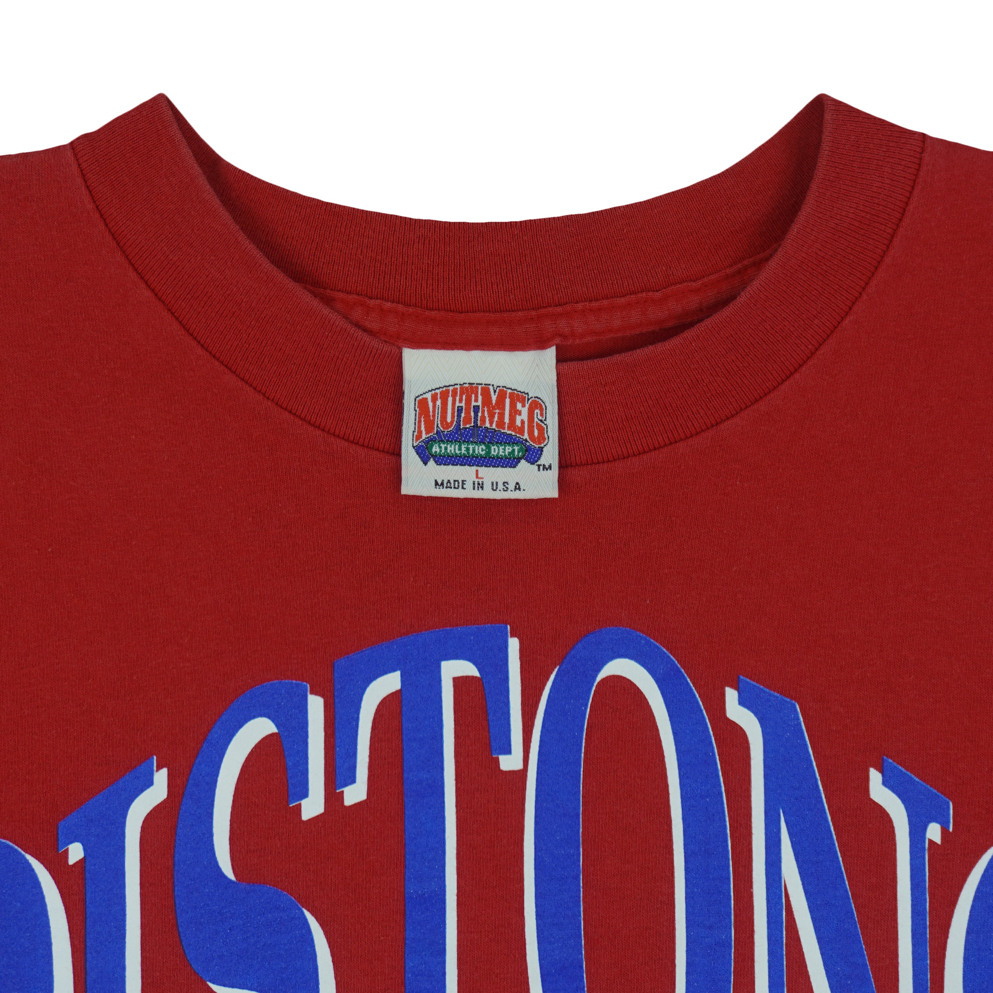 NBA (Nutmeg) - Detroit Pistons Member Club Single Stitch T-Shirt 1990s Large Vintage Retro Basketball
